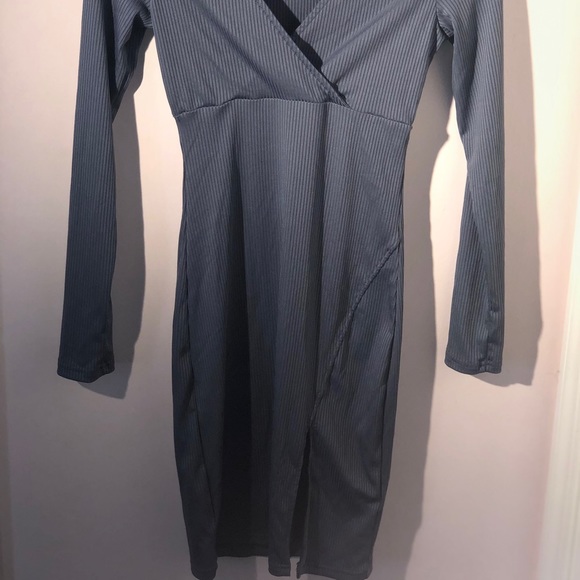 🌻Slate/Grey Bodycon dress🌻 - Picture 2 of 4